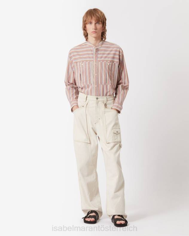 Kleidung Isabel Marant Parker-Jeanshose naturfarben Männer 688F1395